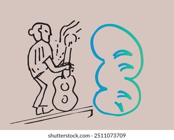 Hand-drawn illustrations are unique art forms created manually, offering a personal touch. Each stroke reflects the artist's individuality, making the work distinct. In a digital world, these F