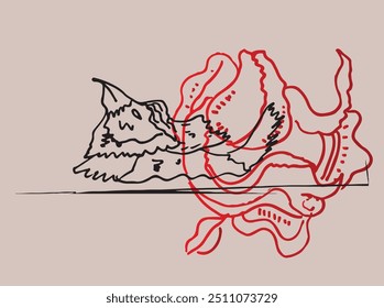 Hand-drawn illustrations are unique art forms created manually, offering a personal touch. Each stroke reflects the artist's individuality, making the work distinct. In a digital world, TREE