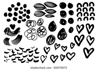 Hand-drawn ink collection