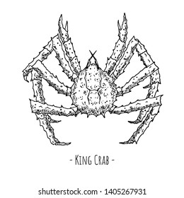 416 Drawing King Crab Images, Stock Photos & Vectors 