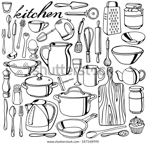 Vector de stock (libre de regalías) sobre Colección de herramientas de