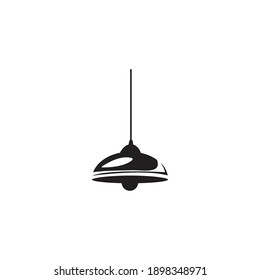 diseño de icono del logotipo de la lámpara de mano con estilo de dibujos animados y fondo blanco 