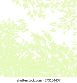 Hand-drawn leaf and branch background. Perfect for your design.