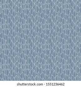  Hand-drawn leaves in doodle style seamless pattern. Floral  background for textile, porcelain, chinaware, wallpapers, print, gift wrap, scrapbooking.