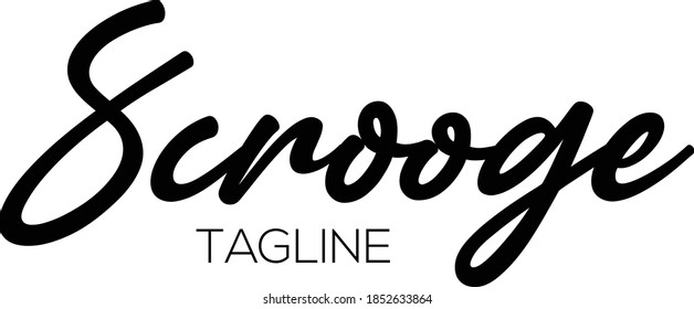 Handgezeichnete Schrift, Weihnachtsthema. Vektorgrafik, Malerei mit einem Pinsel. Einziger Satz auf weißem Hintergrund.