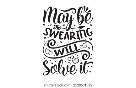 hand-drawn lettering quote. Isolated pink, sea ocean colors realistic water textured phrase with splashes, dots elements. Good for scrapbooking, posters, greeting cards, banners, textiles, T-shirts, 