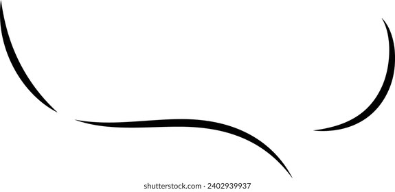 Illustration von handgezeichneten Linien