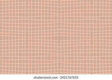 Hand-drawn line textures. Plaid pattern with scribbles. Different types of hatching. Vector