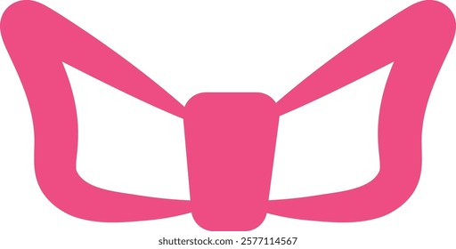 Handdrawn Lined Bow Vector Illustration