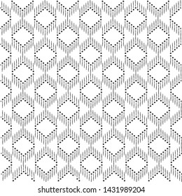 Hand-drawn lines in diamond-shaped composition, unique geometric background design
