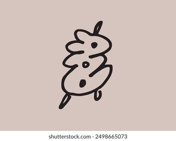 Hand-drawn logo with an artistic, authentic design. Highlights your brand's individuality and craftsmanship. Perfect for handmade products, artisanal goods, and creative E