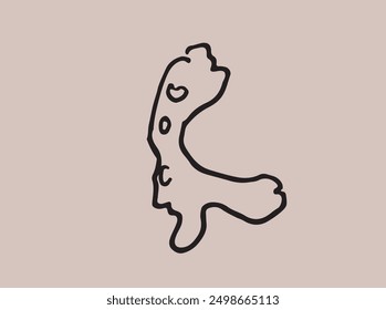 Hand-drawn logo with an artistic, authentic design. Highlights your brand's individuality and craftsmanship. Perfect for handmade products, artisanal goods, and creative L