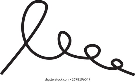 Hand-Drawn Looping Scribble Line Element