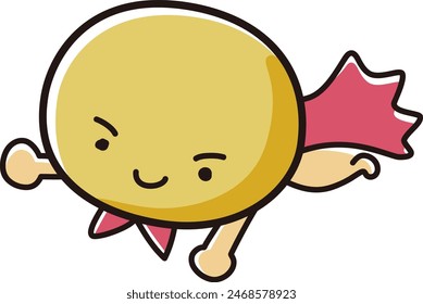 Hand-drawn loose and cute characters. A rough and friendly impression. Vector illustration.