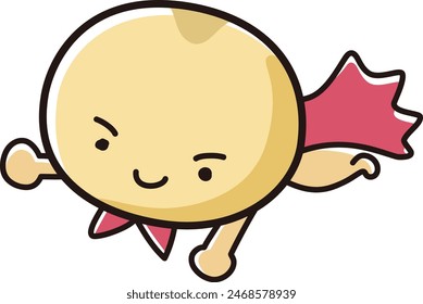 Hand-drawn loose and cute characters. A rough and friendly impression. Vector illustration.