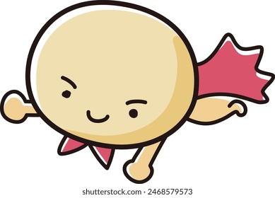 Hand-drawn loose and cute characters. A rough and friendly impression. Vector illustration.