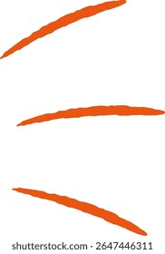 Dibujado a mano, piezas sueltas y lindas de la marca de verificación. Perfecto para crear una impresión áspera y elegante. Ilustración vectorial.