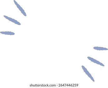 Marcas de verificación dibujadas a mano, sueltas y lindas. Perfecto para crear una impresión áspera y elegante. Ilustración vectorial.