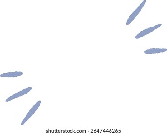 Marcas de verificación dibujadas a mano, sueltas y lindas. Perfecto para crear una impresión áspera y elegante. Ilustración vectorial.