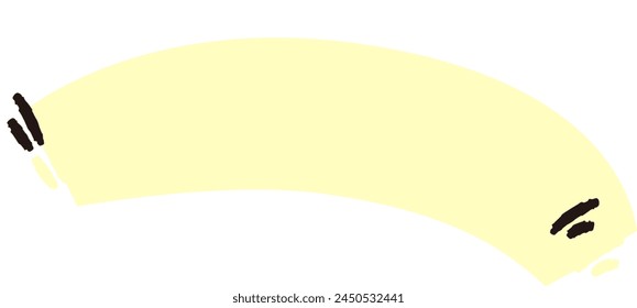 Hand-drawn loose and cute design parts. Ideal for finishing with a rough and stylish impression. Vector illustration.