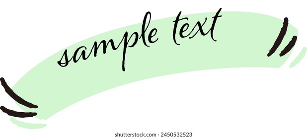 Hand-drawn loose and cute design parts. Ideal for finishing with a rough and stylish impression. Vector illustration.