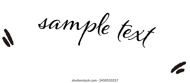 Hand-drawn loose and cute design parts. Ideal for finishing with a rough and stylish impression. Vector illustration.