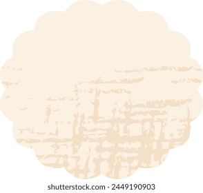 Marco suelto y lindo dibujado a mano. Recomendado para un aspecto rudo y elegante. Ilustración vectorial.