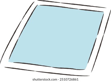 Hand-drawn, loose and cute illustrations of pet supplies. A rough and stylish impression. Vector illustration.