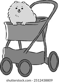 Desenhado à mão, ilustrações soltas e fofas de suprimentos para animais de estimação. Uma impressão áspera e elegante. Ilustração vetorial.