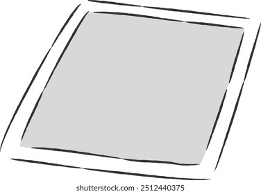 Hand-drawn, loose and cute illustrations of pet supplies. A rough and stylish impression. Vector illustration.