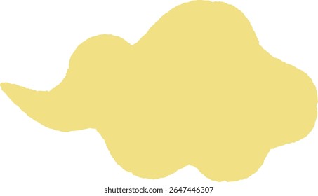 Dibujado a mano, sueltas y lindas partes de la burbuja del discurso. Perfecto para crear una impresión áspera y elegante. Ilustración vectorial.