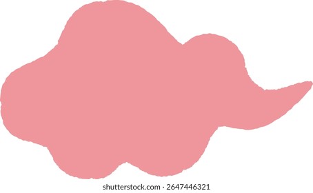 Dibujado a mano, sueltas y lindas partes de la burbuja del discurso. Perfecto para crear una impresión áspera y elegante. Ilustración vectorial.