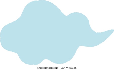 Dibujado a mano, sueltas y lindas partes de la burbuja del discurso. Perfecto para crear una impresión áspera y elegante. Ilustración vectorial.