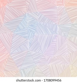 Fondo de lápiz de polietileno bajo dibujado a mano. Fondo de rayado del marcador. Dibujo a lápiz admirable con trazos coloridos. Sorprendente ilustración vectorial.