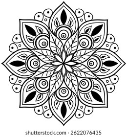 Hand-drawn mandala designs are intricate circular patterns that represent unity and balance. Created with detailed lines and shapes, they reflect mindfulness, creativity, and spiritual symbolism.