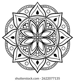 Hand-drawn mandala designs are intricate, circular artworks filled with repeating patterns and symbols. They represent balance, unity, and spirituality, often used for meditation and self-expression.
