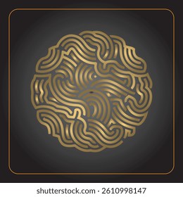 Hand-drawn mandala ornamental circular design