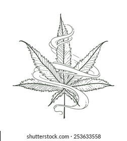 Weed Tattoo High Res Stock Images Shutterstock