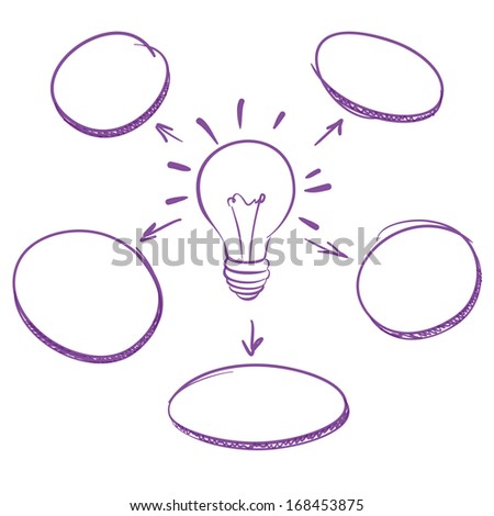 hand-drawn marker infographics   vector illustration