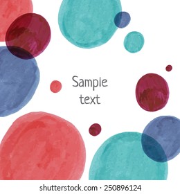 Hand-drawn marker vector spots. Eps10 banner texture background.