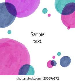Hand-drawn marker vector spots. Eps10 banner texture background.