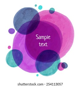 Hand-drawn marker vector spots. Eps10 banner texture background.