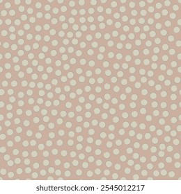 Hand-drawn neutral berries texture vector seamless pattern background. Dense ecru beige berry or bubble backdrop. All over print for packaging, web, print. Painterly repeat for packaging, print