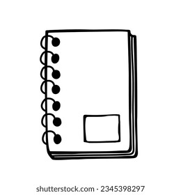 A hand-drawn notebook in the style of doodles