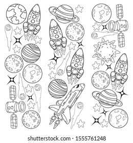 Space Doodle Images Stock Photos Vectors Shutterstock