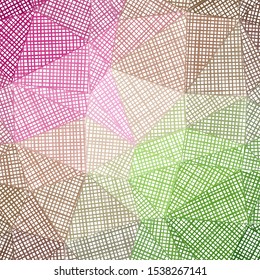 Hand-drawn pencil background. Marker hatching background. Actual pencil sketch with colorful strokes. Radiant vector illustration.