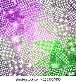 Hand-drawn pencil background. Marker hatching background. Actual pencil sketch with colorful strokes. Remarkable vector illustration.