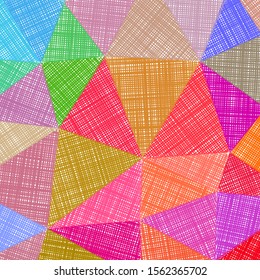 Hand-drawn pencil background. Marker hatching background. Adorable pencil sketch with colorful strokes. Magnificent vector illustration.
