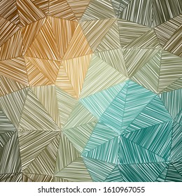 Hand-drawn pencil background. Marker hatching background. Admirable pencil sketch with colorful strokes. Pleasing vector illustration.
