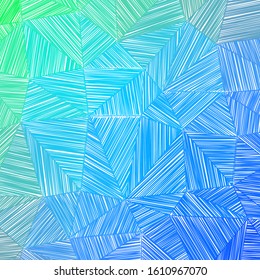 Hand-drawn pencil background. Marker hatching background. Admirable pencil sketch with colorful strokes. Rare vector illustration.